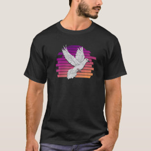 Camiseta Retro Pigeon Bird Dove Animal Pigeon
