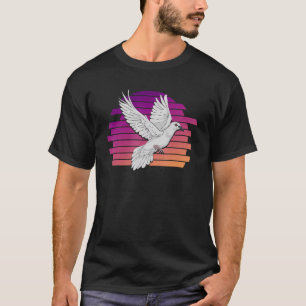 Camiseta Retro Pigeon Bird Dove Animal Pigeon 1