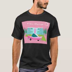 Camiseta Retro Pink Palm Springs