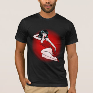 Camiseta Retro Pinup Chica Camiseta Pop Art