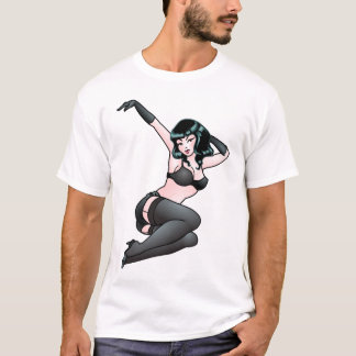 Camiseta Retro Pinup Chica Jazz Dancer