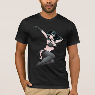 Camiseta retro Pinup Chica Jazz Dancer