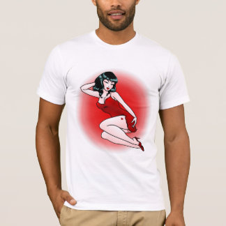 Camiseta Retro Pinup Chica Tattoo Lady T