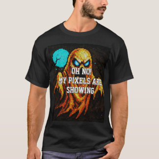 Camiseta Retro Pixel Ghost