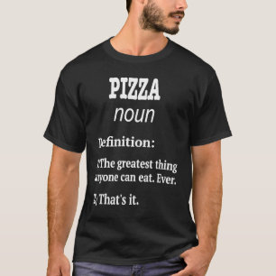 Camiseta Retro Pizza Diseño Pizza Falso Definición