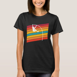 Camiseta Retro Pole Vault Spikes Pista Y Equipo De Campo