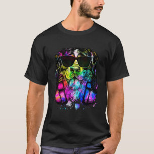 Camiseta Retro Pop Bernese Mountain Dog Retrato con Cabeza