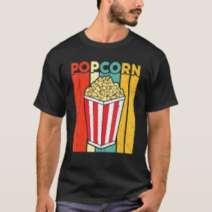 Camiseta Retro Popcorn Corn Popcorn Snack