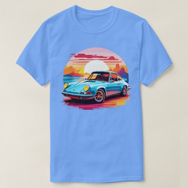 Camiseta Retro Porsche (Diseño del anverso)