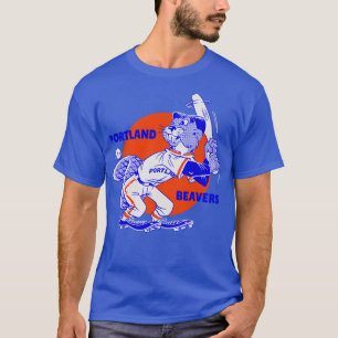 Camiseta Retro Portland Beavers Béisbol 8