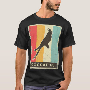 Camiseta Retro Poster Cockatiel Lover