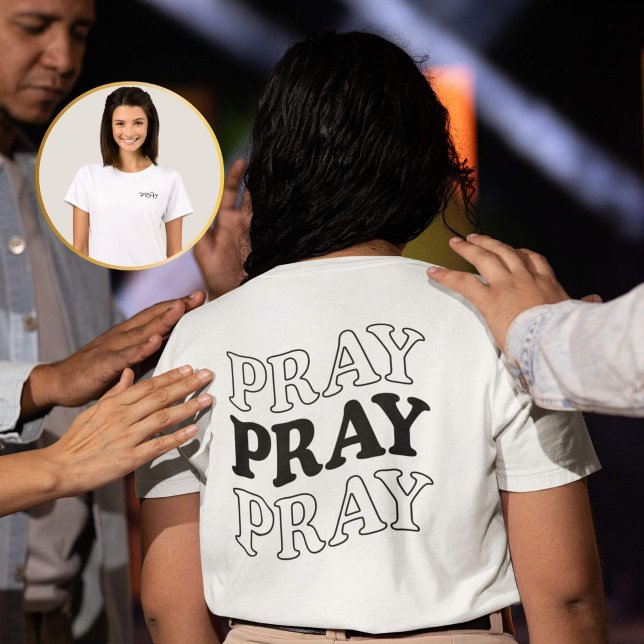 Camiseta Retro Pray Pray Pray Fiel (Subido por el creador)