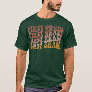 Camiseta Retro Primer Grado de vuelta a la escuela para pro