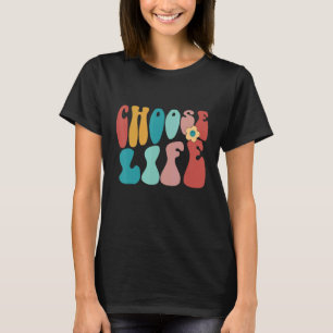 Camiseta Retro Pro Life Anti Aborto Elija Vida