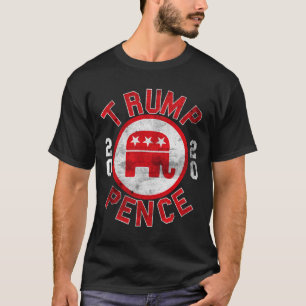 Camiseta Retro Pro-trump Pence Republicano Elefante Hacer L