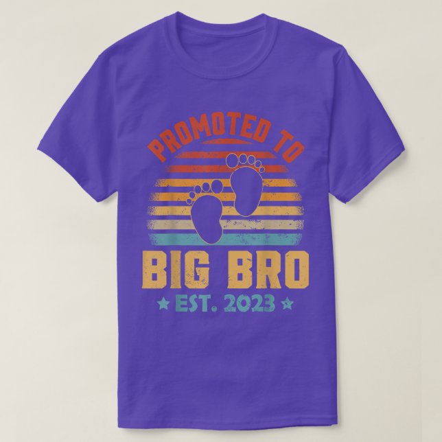 Camiseta Retro Promoted To Big Bro Est (Diseño del anverso)