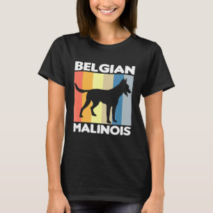 Camiseta Retro Propietario belga de Malinois Perro cachorro