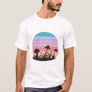 Camiseta Retro Psuchedelic Mushroom Forager Magic Mycología