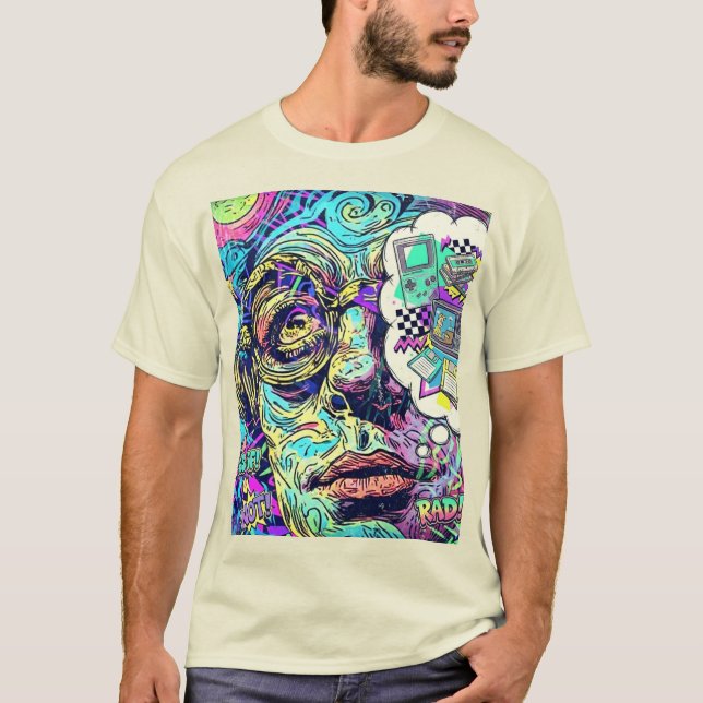 Camiseta Retro Psychedelic (Anverso)