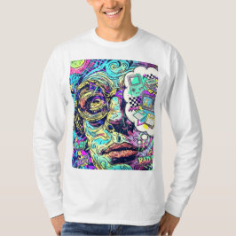 Camiseta Retro Psychedelic Statement Shirt