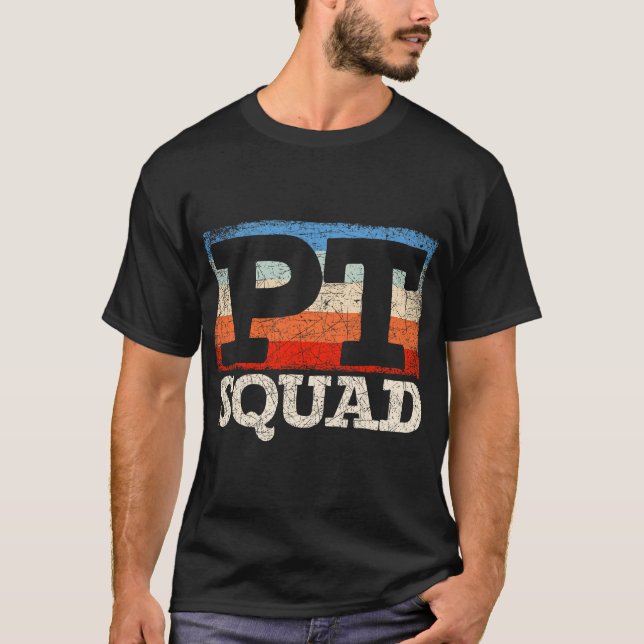 Camiseta Retro PT Squad Physiotherapy Physical Therapy (Anverso)