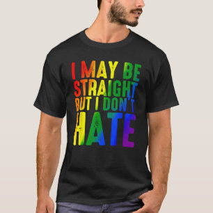 Camiseta Retro Puedo ser directo pero no odio el arcoiris L