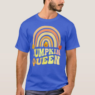 Camiseta Retro PUMPKIN QUEEN Rainbow Carver Lady Fall Carvi