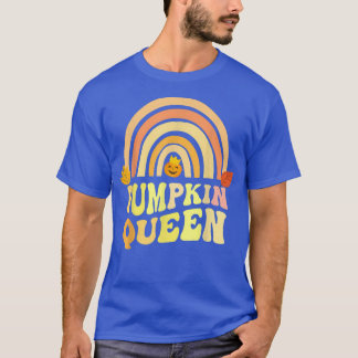 Camiseta Retro PUMPKIN QUEEN Rainbow Carver Lady Fall Carvi