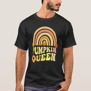 Camiseta Retro PUMPKIN QUEEN Rainbow Carver Lady Fall Carvi