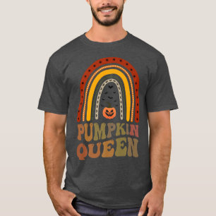 Camiseta Retro PUMPKIN QUEEN Rainbow Carver Lady Fall Carvi