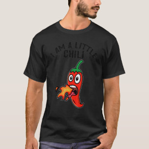 Camiseta Retro Pun Just a Chili I Am A Little Chili