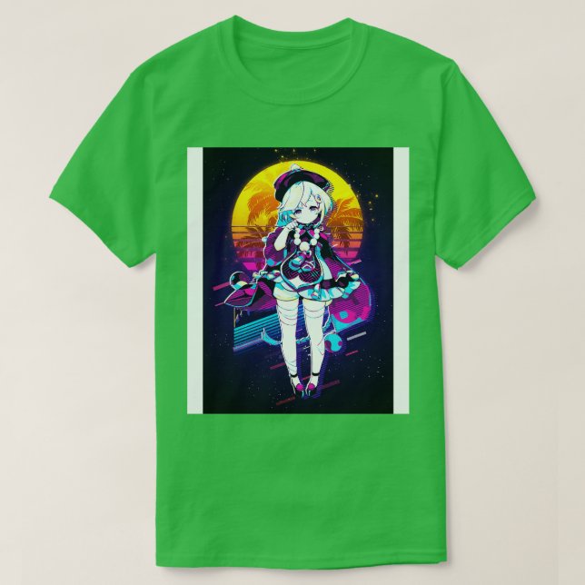 Camiseta Retro Qiqi de los años 80 (Diseño del anverso)