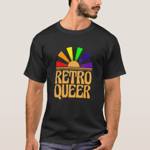 Camiseta Retro Queer (LGBTQ Gay Lesbian Transgender)