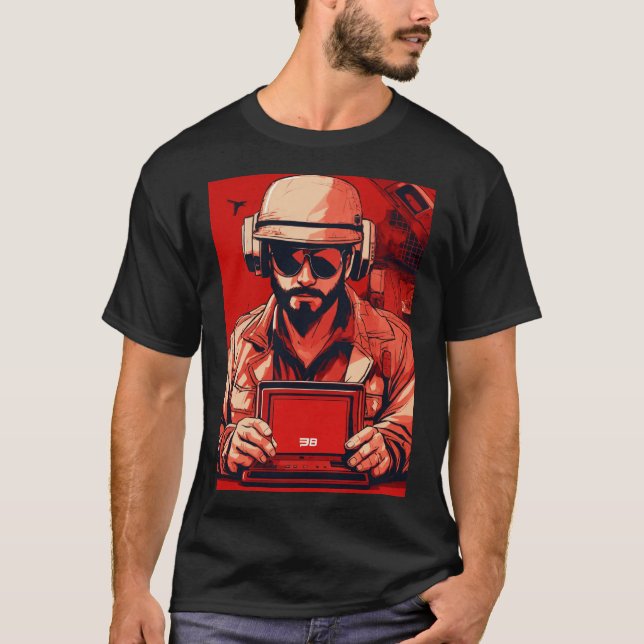 Camiseta Retro Quest Gaming Chronicles (Anverso)
