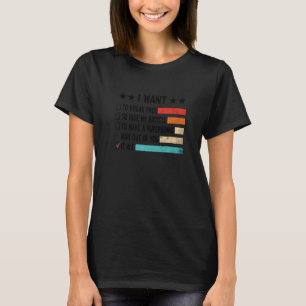 Camiseta Retro Quiero Salir Libre Para Montar Mi Bicicleta 