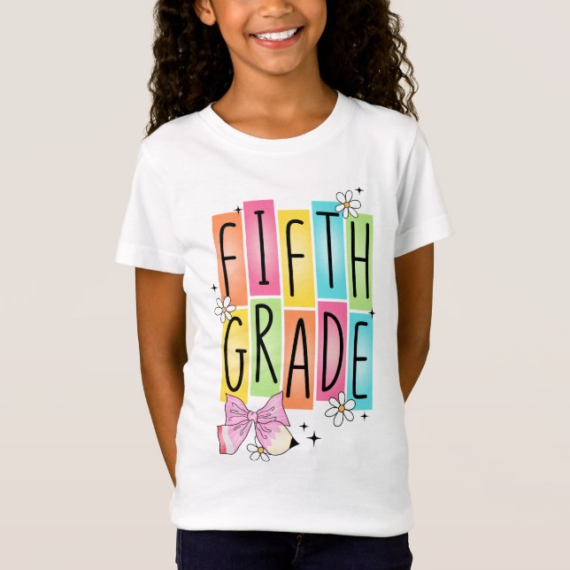 Camiseta Retro Quinto Grado  (Anverso)