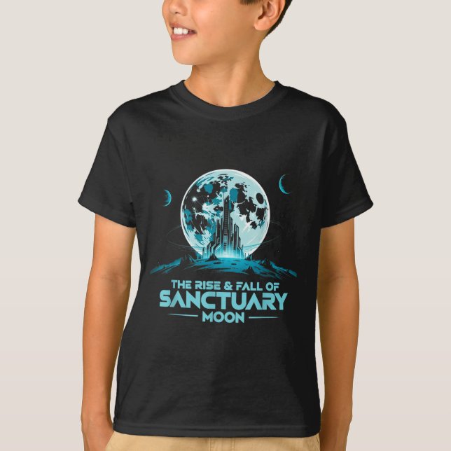 Camiseta Retro Quote The Rise And Fall Of Sanctuary Moon Cl (Anverso)