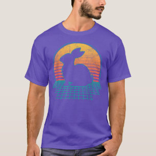 Camiseta Retro Rabbit Lover Zookeeper Bunny Breeder Veteri