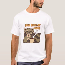 Camiseta Retro Raccoon Low Energy Men’s Graphic T-Shirt