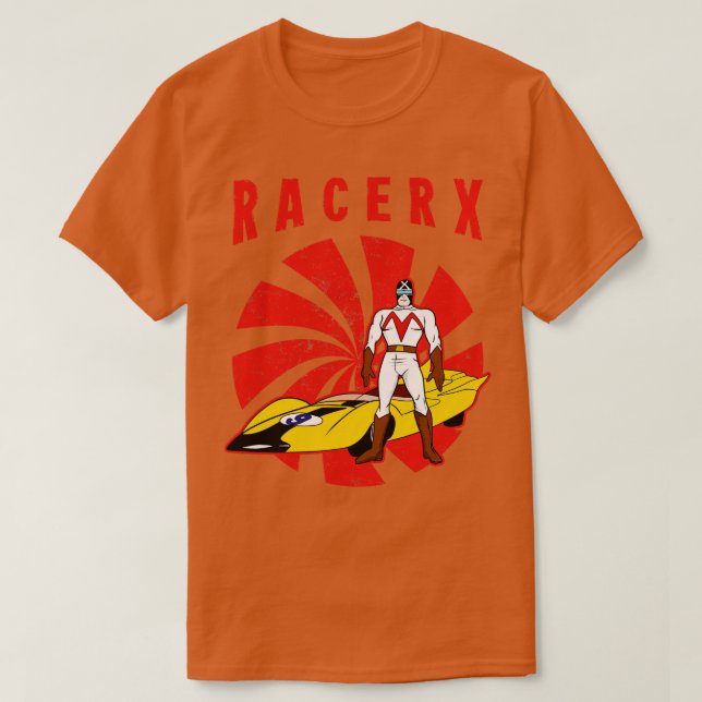 Camiseta Retro Racer X (Diseño del anverso)