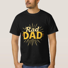 Camiseta Retro Rad DAD - Tee de estilo de los años