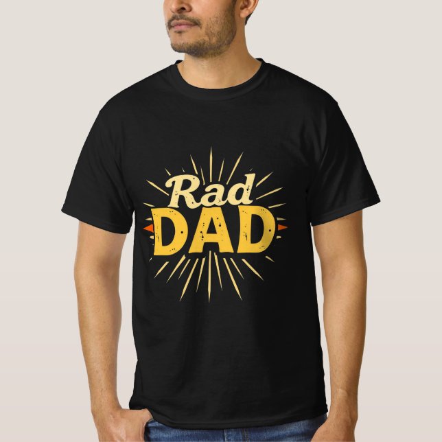 Camiseta Retro Rad DAD - Tee de estilo de los años (Anverso)