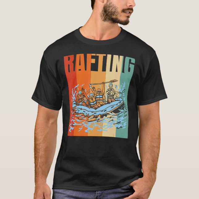 Camiseta Retro Rafting 1 (Anverso)