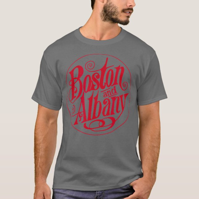 Camiseta Retro Railroad Boston and Albany Railway (Anverso)