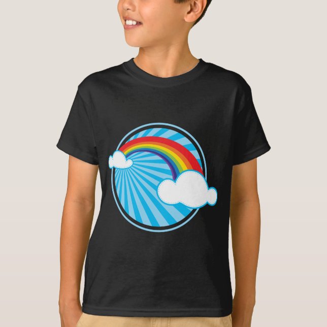 CAMISETA RETRO RAINBOW (Anverso)