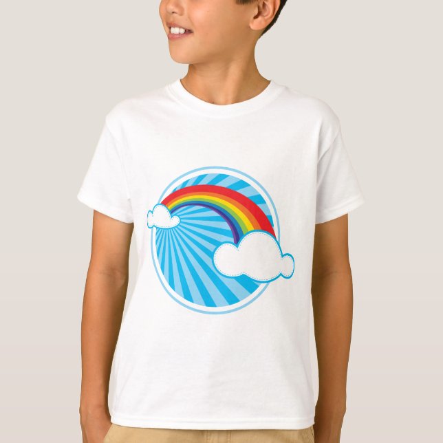 CAMISETA RETRO RAINBOW (Anverso)