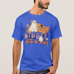 Camiseta Retro Rainbow Spooky State Of Mind Boo Ghost Spook