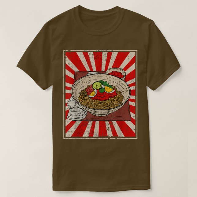 Camiseta Retro Ramen (Diseño del anverso)