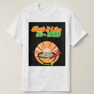 Camiseta Retro Ramen - Vibes de fideos de época
