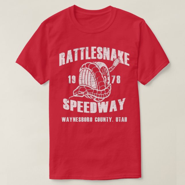 Camiseta Retro Rattlesnake 1978 Speedway Vintage (Diseño del anverso)